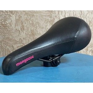 Mongoose Black Showell Padded Road Bike Seat Bicycle Saddle